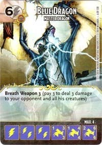 Blue Dragon - Master Dragon - D&D: Battle for Faerun - Dice Masters card
