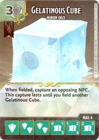 Gelatinous Cube - Minion Ooze - D&D: Battle for Faerun - Dice Masters card