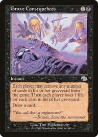 Grave Consequences - Judgment - Magic: The Gathering card