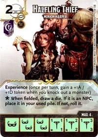 Halfling Thief - Minion Harper - D&D: Battle for Faerun - Dice Masters card