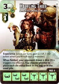 Halfling Thief - Apprentice Emerald Enclave - D&D: Battle for Faerun - Dice Masters card