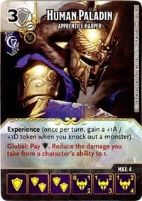Human Paladin - Apprentice Harper - D&D: Battle for Faerun - Dice Masters card
