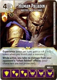 Human Paladin - Master Lords Apprentice - D&D: Battle for Faerun - Dice Masters card
