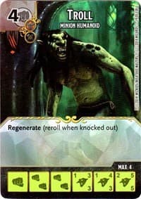 Troll - Minion Humanoid - D&D: Battle for Faerun - Dice Masters card