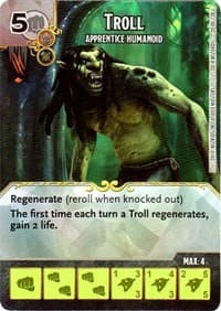 Troll - Apprentice Humanoid - D&D: Battle for Faerun - Dice Masters card