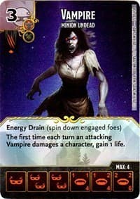 Vampire - Minion Undead - D&D: Battle for Faerun - Dice Masters card