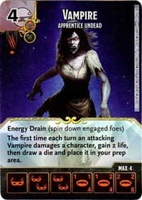 Vampire - Apprentice Undead - D&D: Battle for Faerun - Dice Masters card