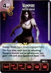 Vampire - Master Undead - D&D: Battle for Faerun - Dice Masters card