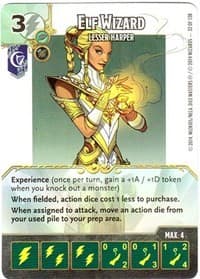 Elf Wizard - Lesser Harper - D&D: Battle for Faerun - Dice Masters card