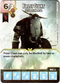 Frost Giant - Lesser Elemental - D&D: Battle for Faerun - Dice Masters card