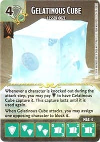 Gelatinous Cube - Lesser Ooze - D&D: Battle for Faerun - Dice Masters card