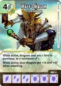 Half-Dragon - Lesser Humanoid - D&D: Battle for Faerun - Dice Masters card