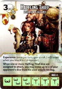 Halfling Thief - Lesser Lords Alliance - D&D: Battle for Faerun - Dice Masters card