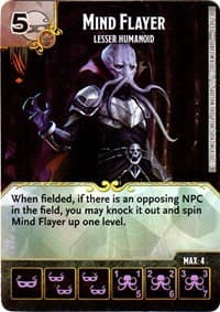 Mind Flayer - Lesser Humanoid - D&D: Battle for Faerun - Dice Masters card