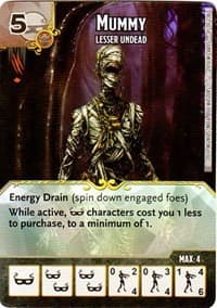 Mummy - Lesser Undead - D&D: Battle for Faerun - Dice Masters card