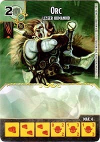 Orc - Lesser Humanoid - D&D: Battle for Faerun - Dice Masters card