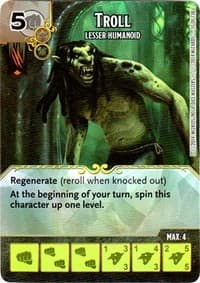 Troll - Lesser Humanoid - D&D: Battle for Faerun - Dice Masters card