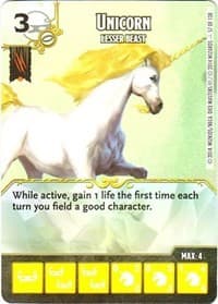 Unicorn - Lesser Beast - D&D: Battle for Faerun - Dice Masters card