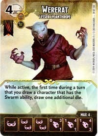 Wererat - Lesser Lycanthrope - D&D: Battle for Faerun - Dice Masters card