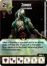 Zombie - Lesser Undead - D&D: Battle for Faerun - Dice Masters card