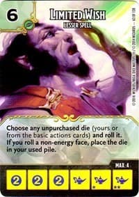 Limited Wish - Lesser Spell - D&D: Battle for Faerun - Dice Masters card