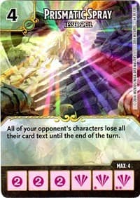Prismatic Spray - Lesser Spell - D&D: Battle for Faerun - Dice Masters card