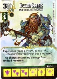 Dwarf Cleric - Greater Emerald Enclave - D&D: Battle for Faerun - Dice Masters card