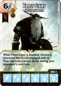 Frost Giant - Greater Elemental - D&D: Battle for Faerun - Dice Masters card