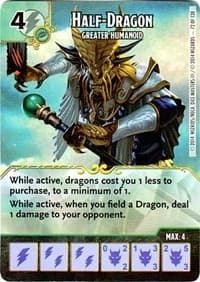 Half-Dragon - Greater Humanoid - D&D: Battle for Faerun - Dice Masters card