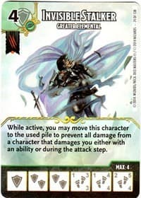 Invisible Stalker - Greater Elemental - D&D: Battle for Faerun - Dice Masters card