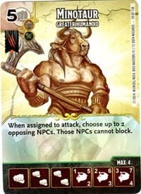 Minotaur - Greater Humanoid - D&D: Battle for Faerun - Dice Masters card