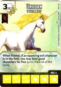 Unicorn - Greater Beast - D&D: Battle for Faerun - Dice Masters card