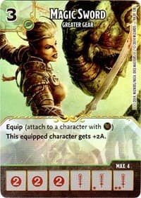 Magic Sword - Greater Gear - D&D: Battle for Faerun - Dice Masters card