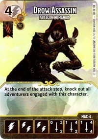Drow Assassin - Paragon Humanoid - D&D: Battle for Faerun - Dice Masters card