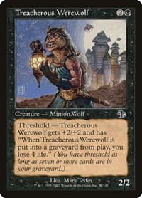 Treacherous Werewolf - Judgment - Magic: The Gathering card
