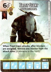Frost Giant - Paragon Elemental - D&D: Battle for Faerun - Dice Masters card