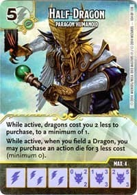 Half-Dragon - Paragon Humanoid - D&D: Battle for Faerun - Dice Masters card