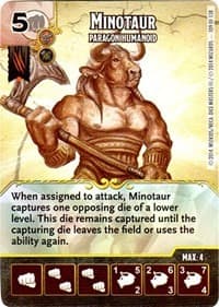 Minotaur - Paragon Humanoid - D&D: Battle for Faerun - Dice Masters card