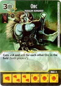 Orc - Paragon Humanoid - D&D: Battle for Faerun - Dice Masters card