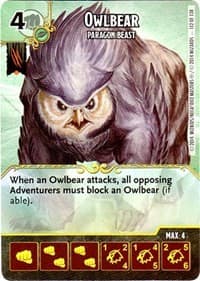 Owlbear - Paragon Beast - D&D: Battle for Faerun - Dice Masters card
