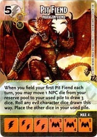 Pit Fiend - Paragon Fiend - D&D: Battle for Faerun - Dice Masters card