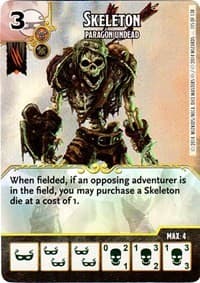 Skeleton - Paragon Undead - D&D: Battle for Faerun - Dice Masters card