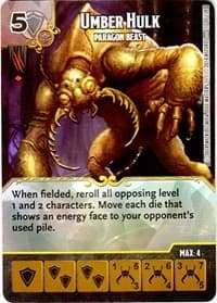 Umber Hulk - Paragon Beast - D&D: Battle for Faerun - Dice Masters card