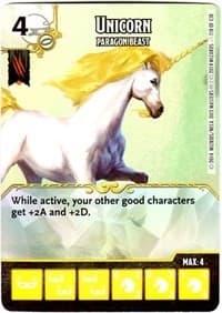 Unicorn - Paragon Beast - D&D: Battle for Faerun - Dice Masters card