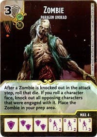 Zombie - Paragon Undead - D&D: Battle for Faerun - Dice Masters card