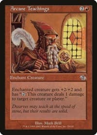 Arcane Teachings - Judgment - Magic: The Gathering card