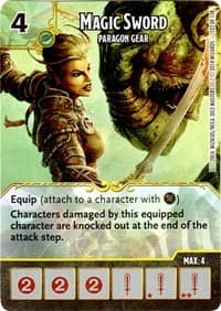 Magic Sword - Paragon Gear - D&D: Battle for Faerun - Dice Masters card
