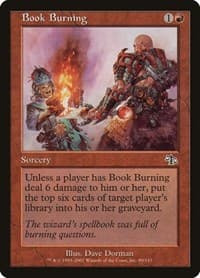 Book Burning - Judgment - Magic: The Gathering card