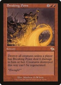 Breaking Point - Judgment - Magic: The Gathering card