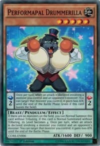 Performapal Drummerilla - Clash of Rebellions - YuGiOh card